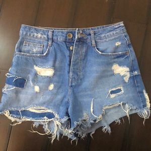 Zara TRF denim shorts